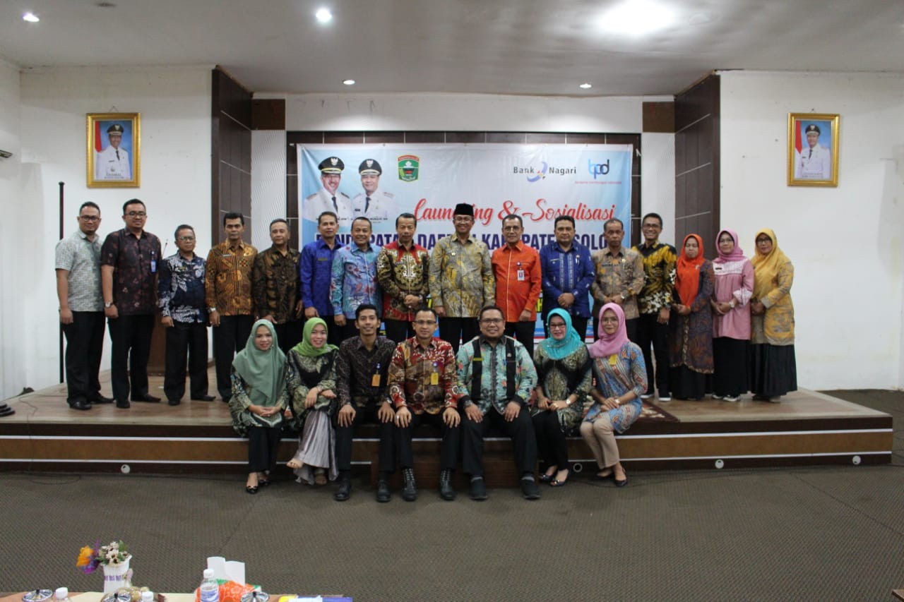 Badan Keuangan Daerah Kabupaten Solok Melaksanakan Launching Pendapatan Daerah dengan NVA & Aplikasi