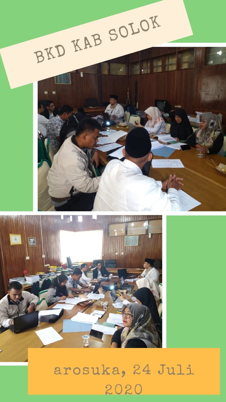 RAPAT PERSIAPAN PENGISIAN SIPD BKD KABUPATEN SOLOK